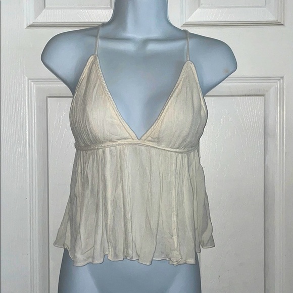 Abercrombie & Fitch Tops - Abercrombie and Fitch off white tank